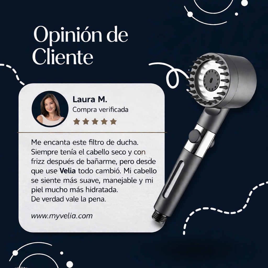 VELIA™ Cabezal de ducha purificador